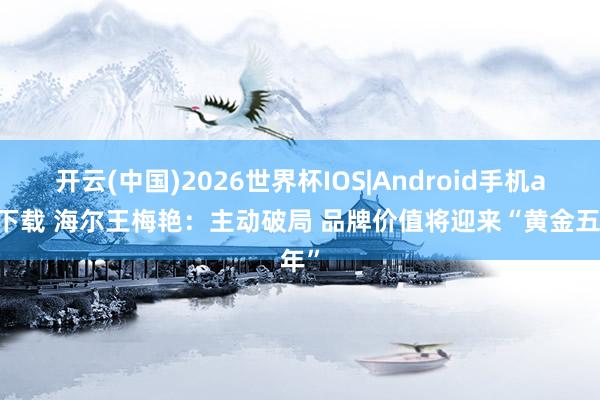 开云(中国)2026世界杯IOS|Android手机app下载 海尔王梅艳:主动破局 品牌价值将迎来“黄金五年”
