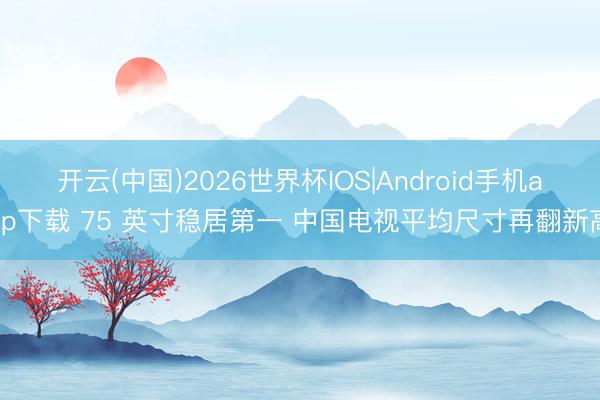 开云(中国)2026世界杯IOS|Android手机app下载 75 英寸稳居第一 中国电视平均尺寸再翻新高