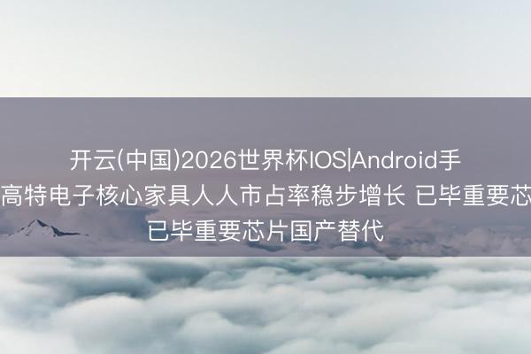 开云(中国)2026世界杯IOS|Android手机app下载 高特电子核心家具人人市占率稳步增长 已毕重要芯片国产替代